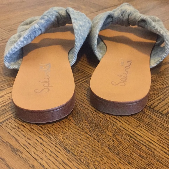Splendid denim flat sandals - Picture 5 of 5